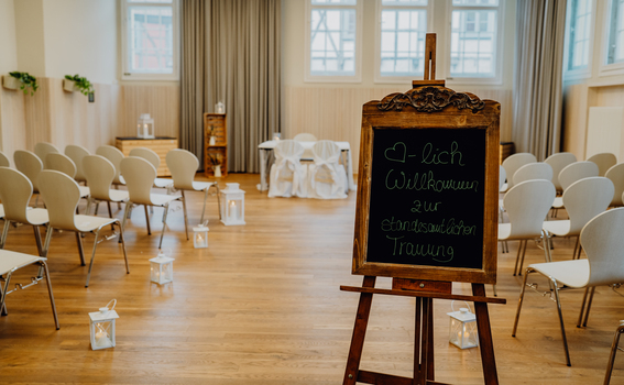 StandtesamtMarkthalle Veranstaltungsraum Markthalle Herford, Veranstaltungsraum als Trauungssaal