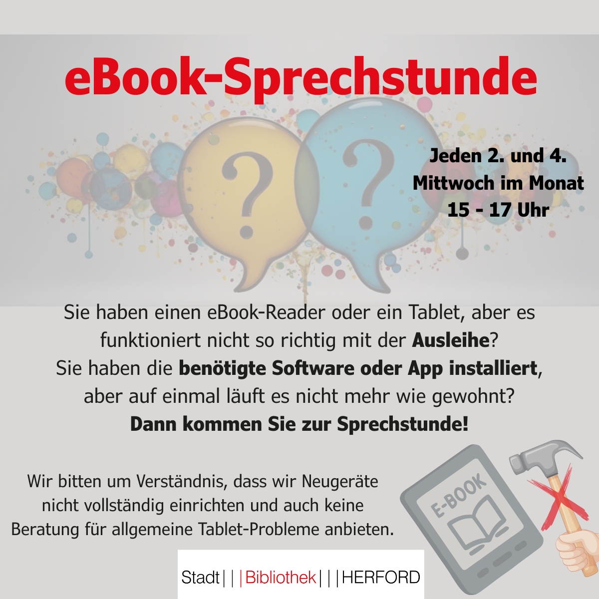 eBook-Sprechstunde