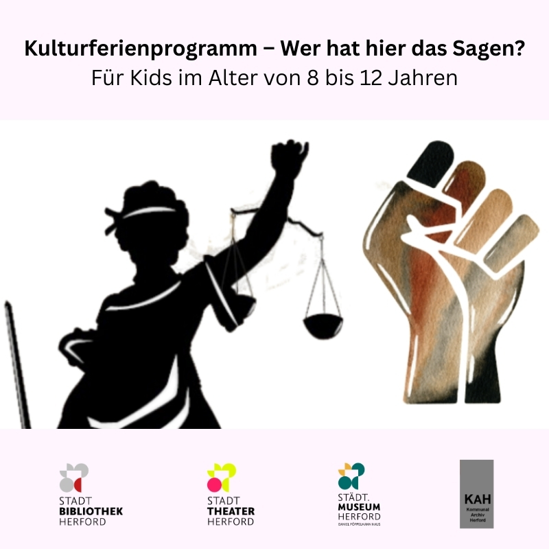 Kulturferienprogramm – Wer hat hier das Sagen Für Kids im Alter von 8 bis 12 Jahren
